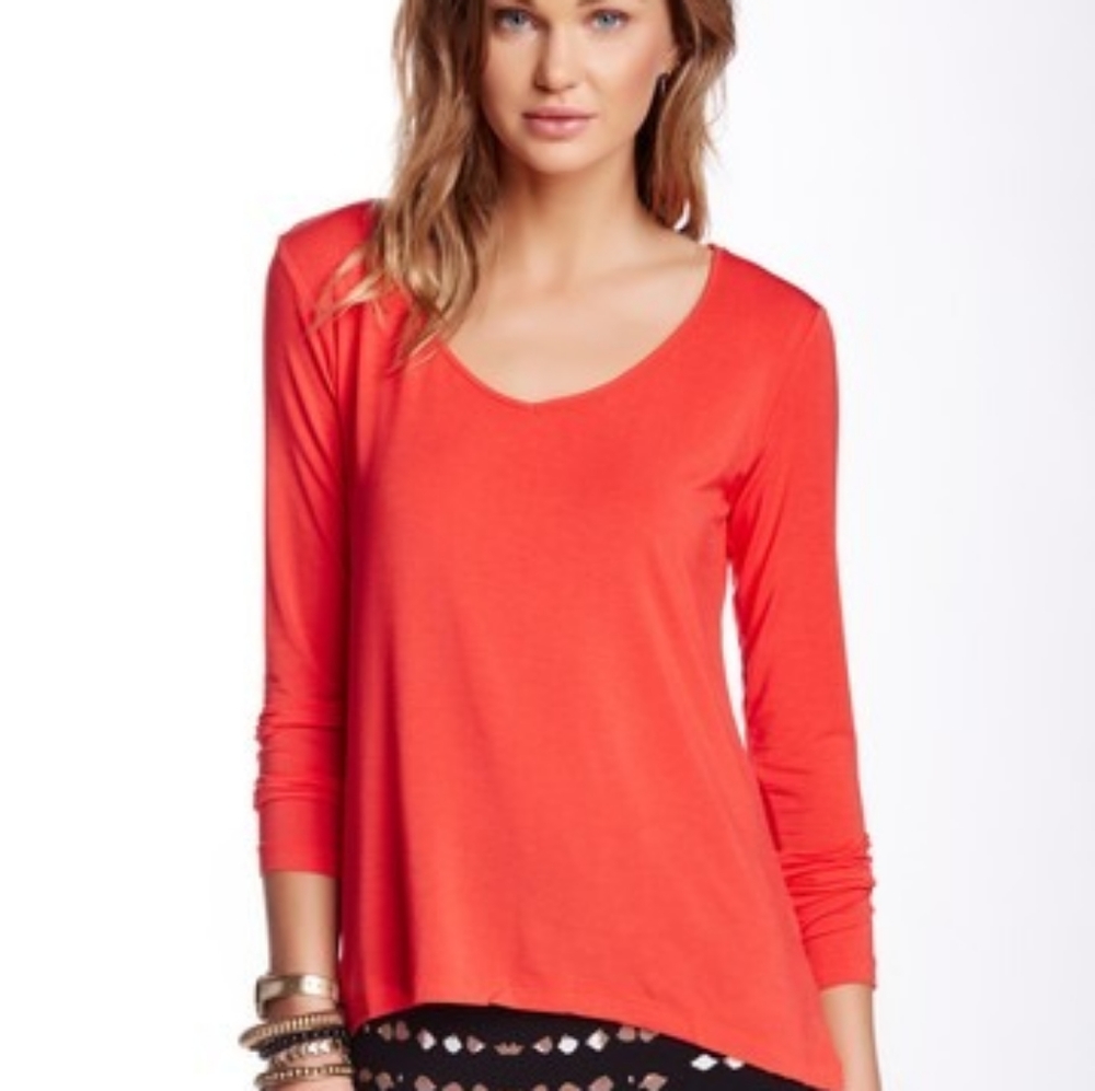 TART Heloise V Neck Long Sleeve T Size Large